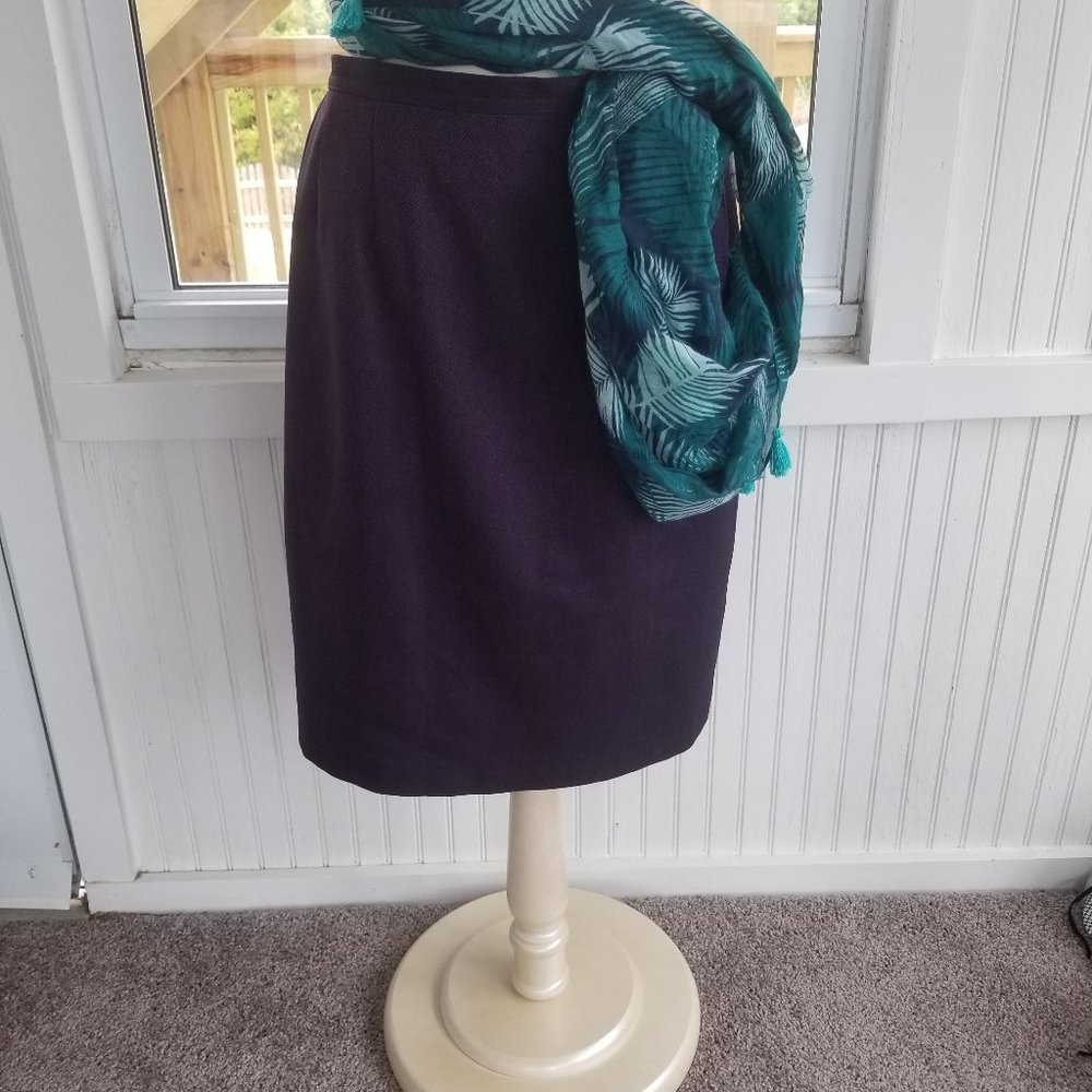 Deep Purple Skirt Size by NYP Suits. 12P